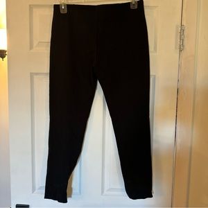 Ralph Lauren dress pants stretch with leather detail size 10. 27 inch inseam